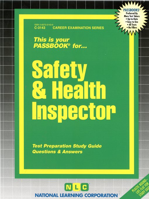 Cover image for Safety and Health Inspector